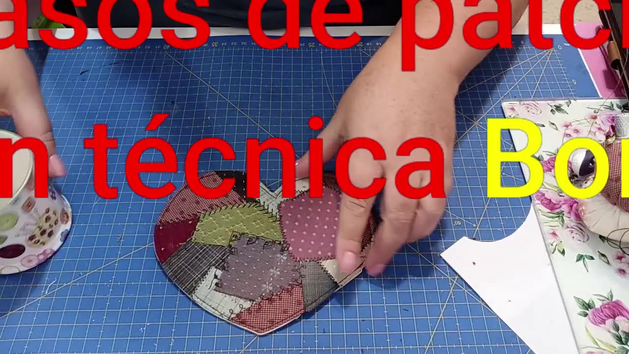 #OTRA FORMA FÁCIL DE UNIR RETALES DE TELA. TÉCNICA BORO