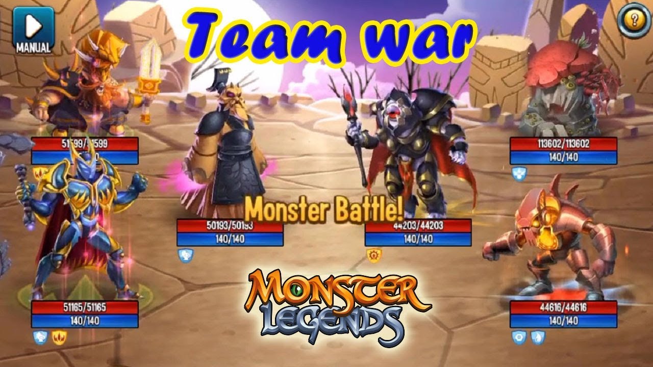 Monster Legends Team wars 65 Superhero Legion Earth element review combat