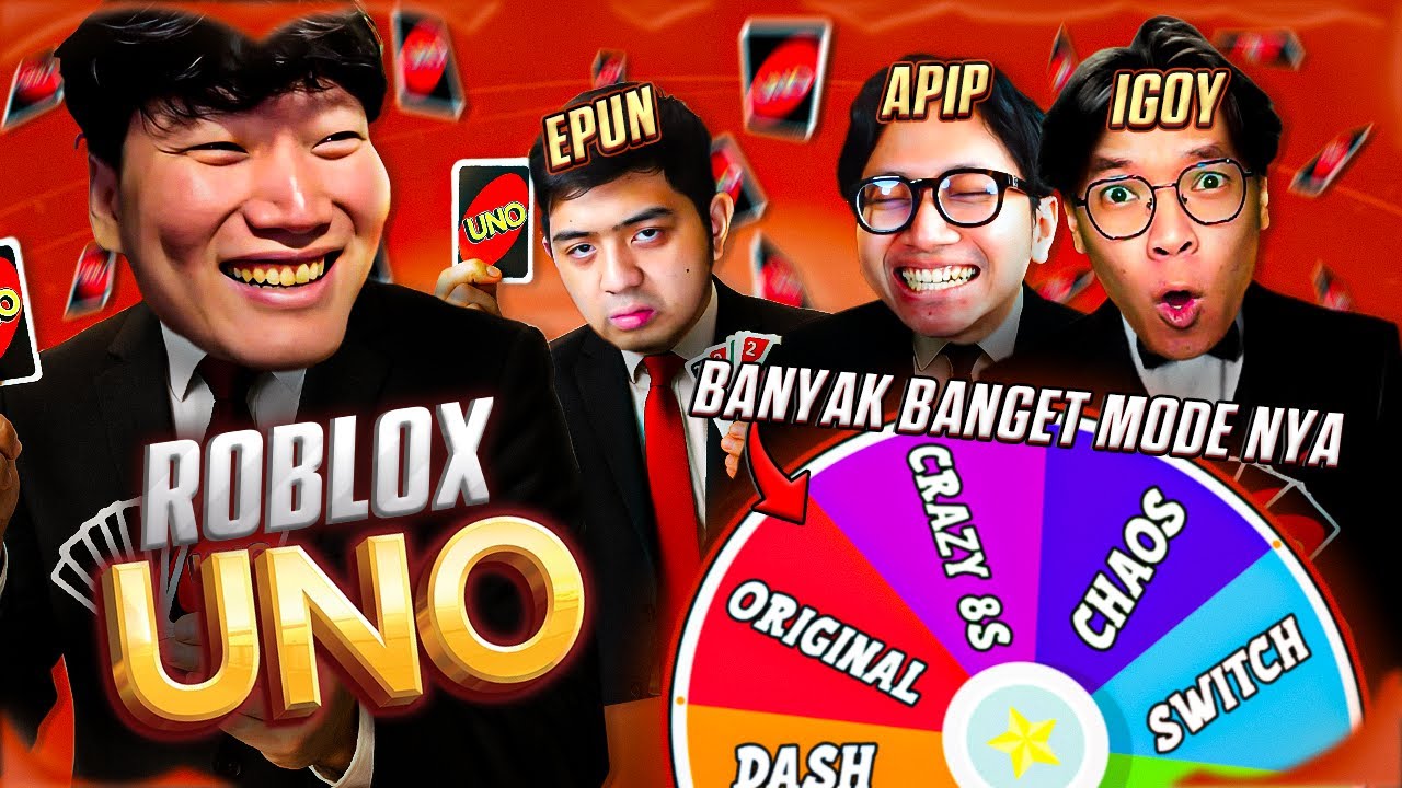 BERMAIN UNO DI ROBLOX, BANYAK MODE NYA !!