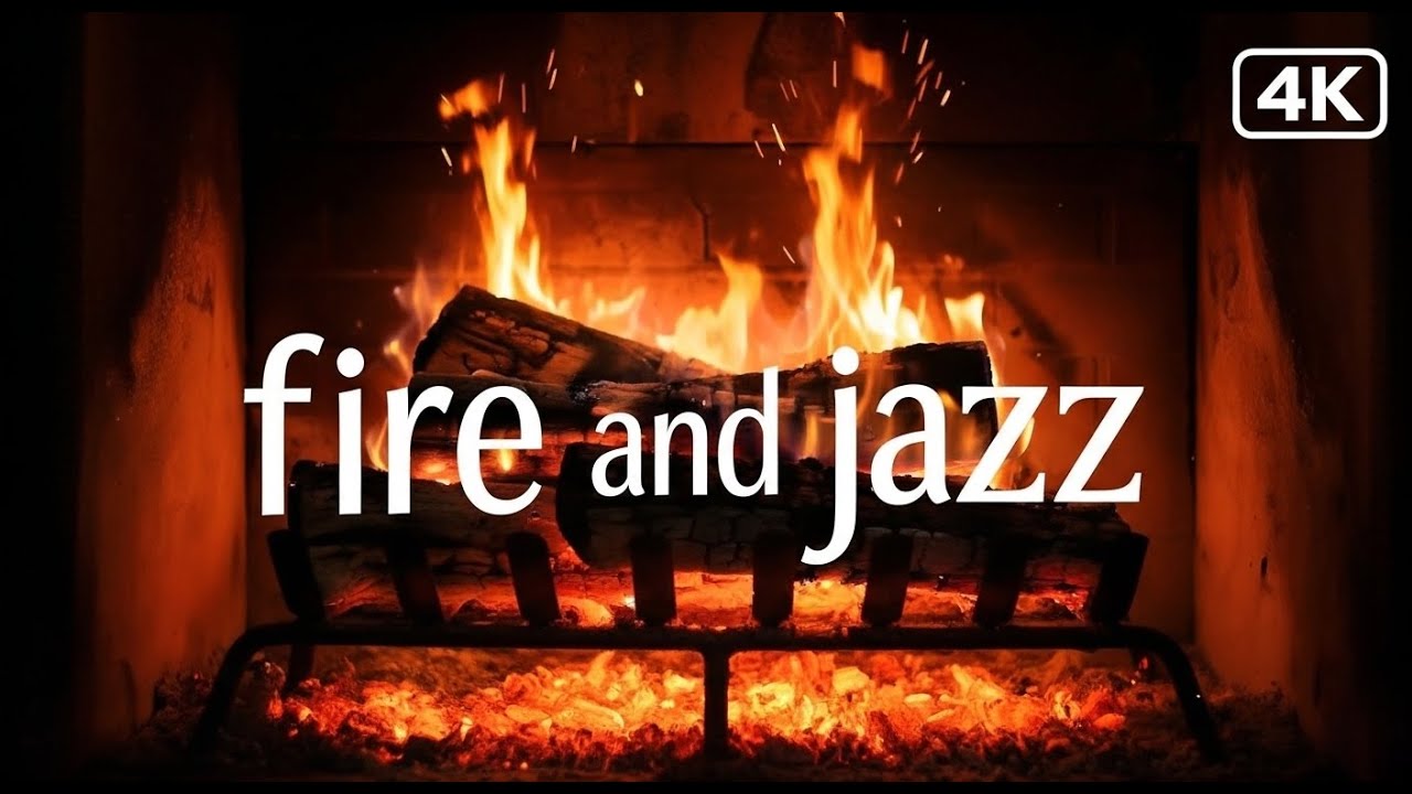 Cozy Jazz Night Stream 🔴 LIVE | Fireplace Relaxation