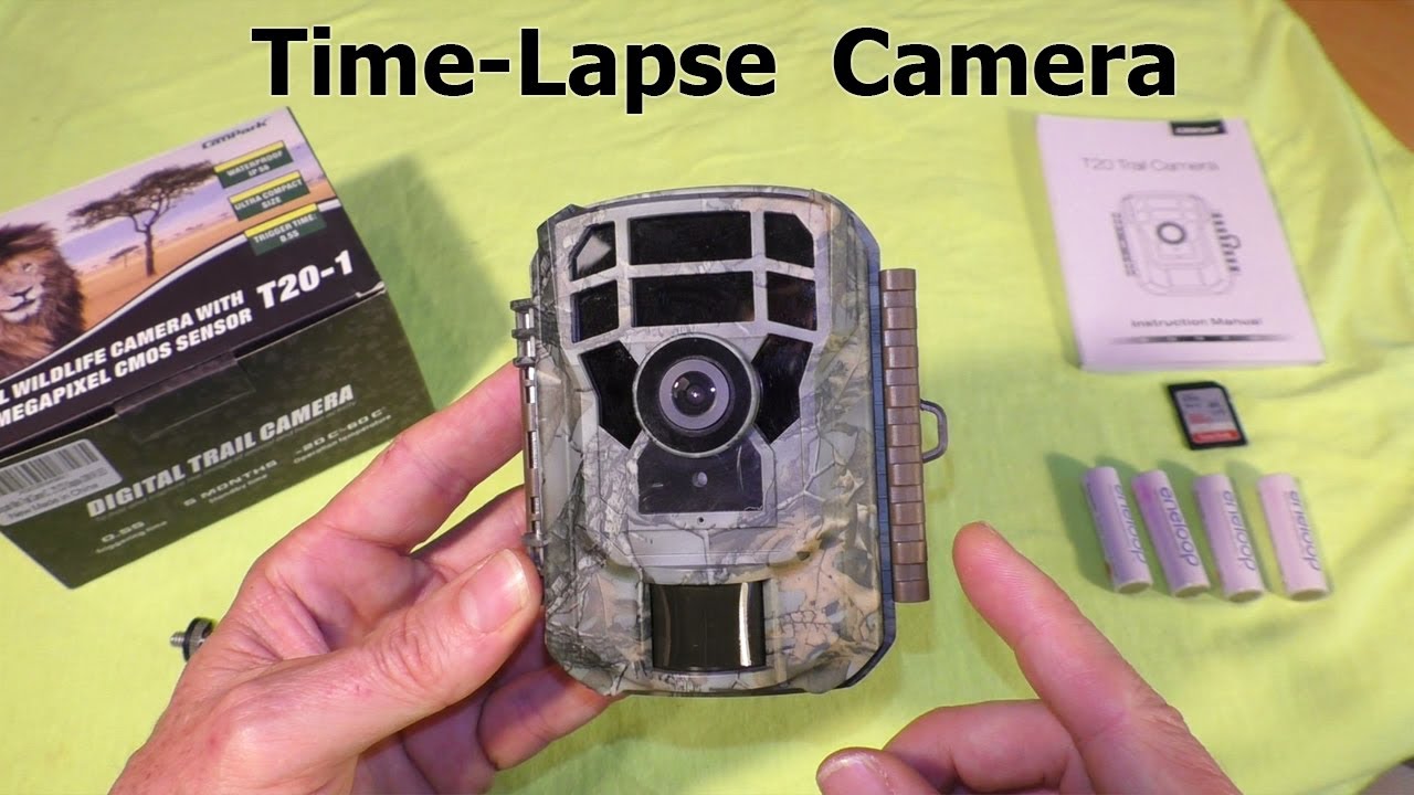 Weatherproof TIME-LAPSE CAMERA CamPark T20-1 BEST I've tried! Trailcam REVIEW how to make timelapse
