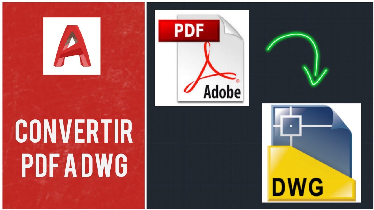 Convertir PDF a DWG || Convertir PDF a AutoCAD || Trucos de AutoCAD