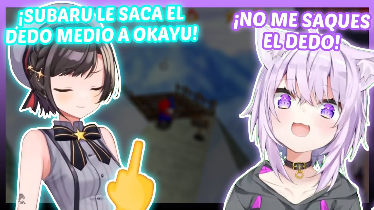 SUBARU LE SACA EL DEDO MEDIO A OKAYU EN DIRECTO [Hololive/Sub Espa&ntilde;ol]