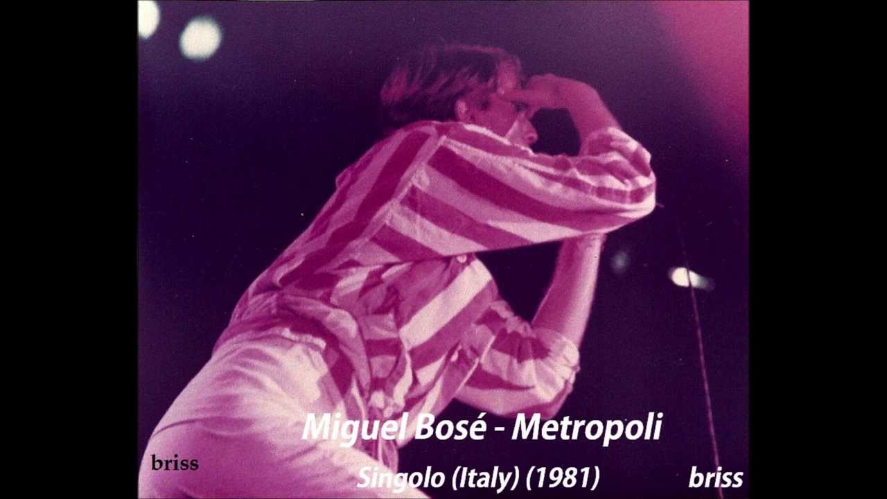 Miguel Bosé - Metropoli (italiano) 1981