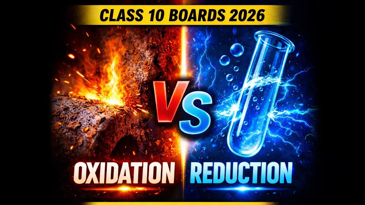 Oxidation & Reduction Class 10 | Most Expected Questions 2026 🔥 | Board Exam Focus