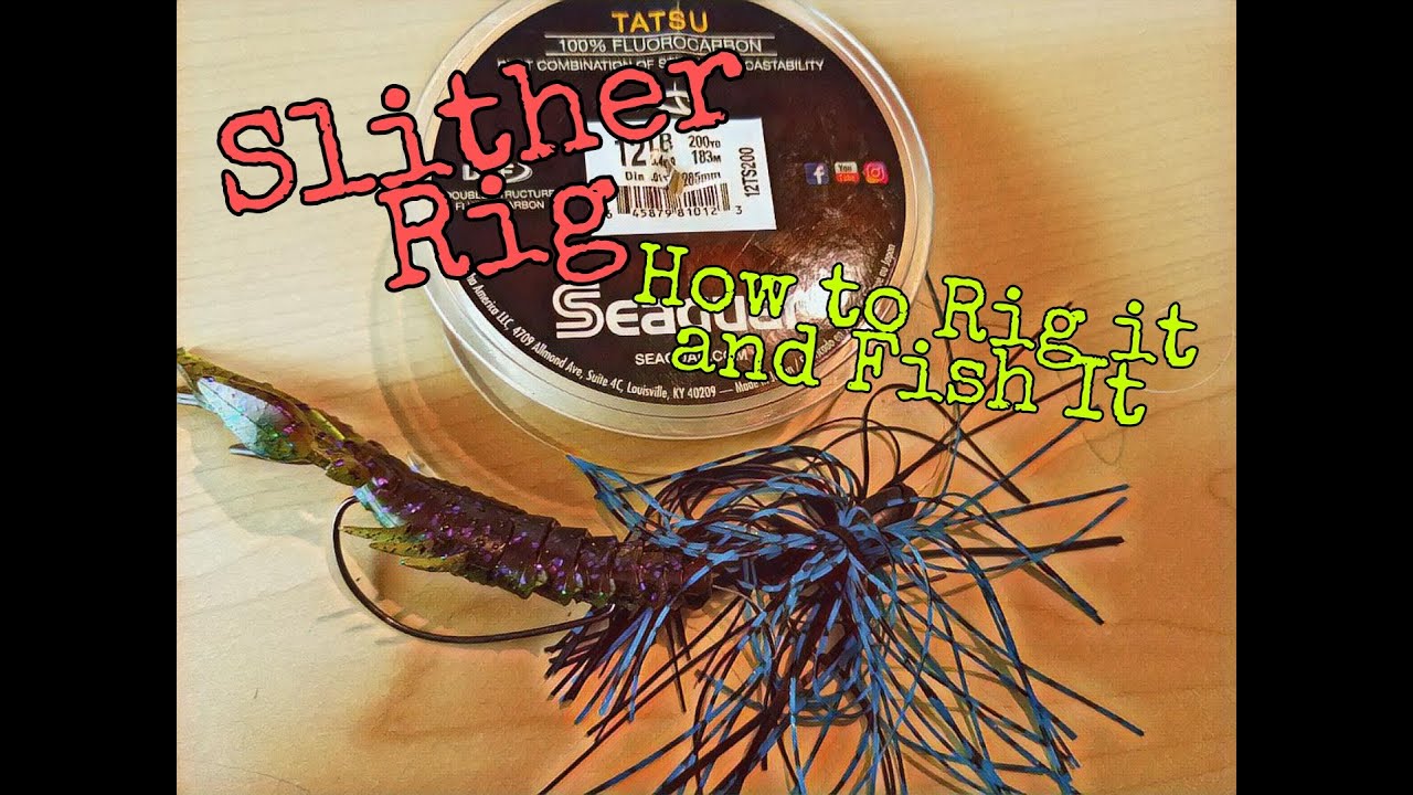 Slither Rig How to Rig and Catch Fish PLUS cacthes on Rayburn Ghost Squarebill