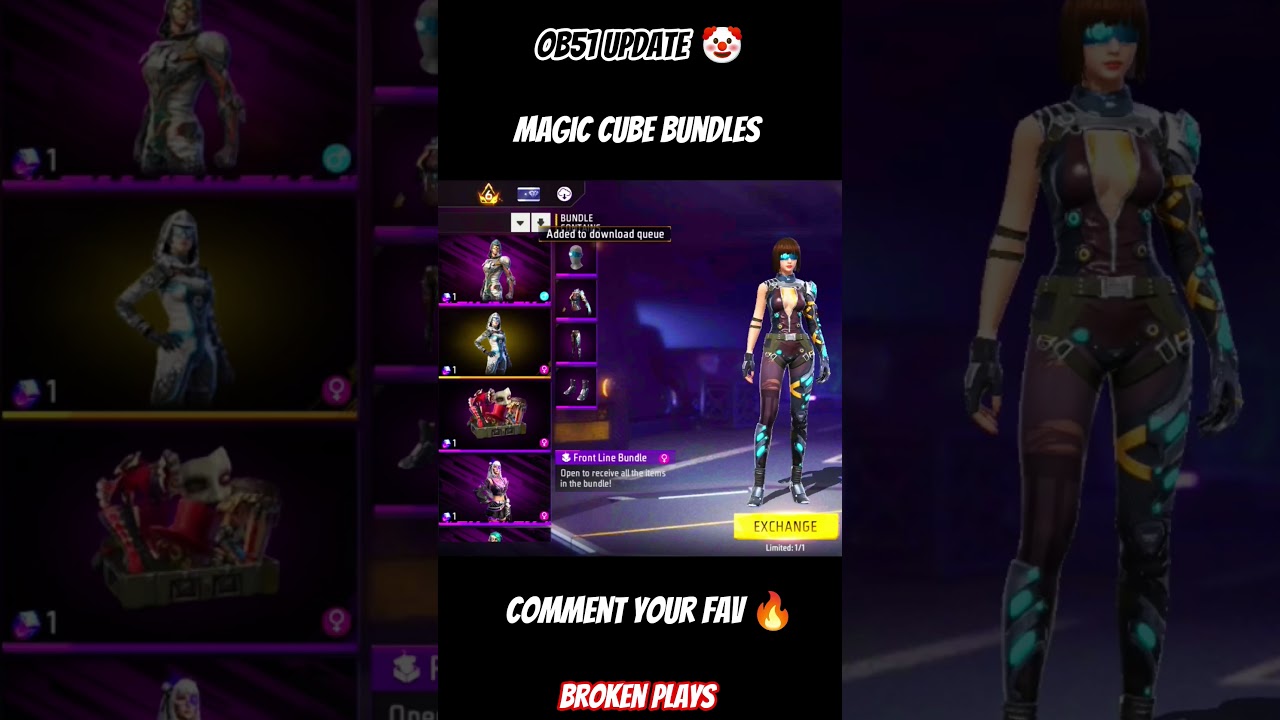 💎 Magic Cube Store Updated 😱|New Bundles in Free Fire OB51 Update! 