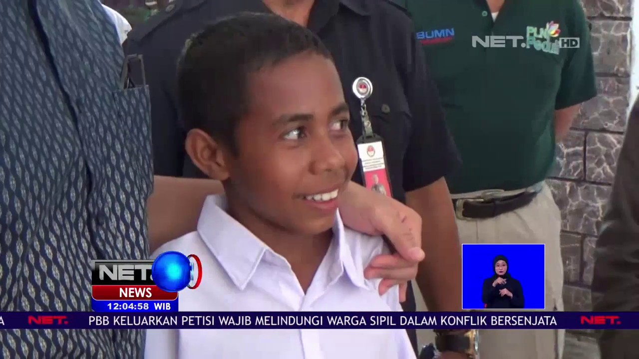 Usai Viral,Bocah Panjat Tiang Bendera Langsung Diundang Jokowi-NET12