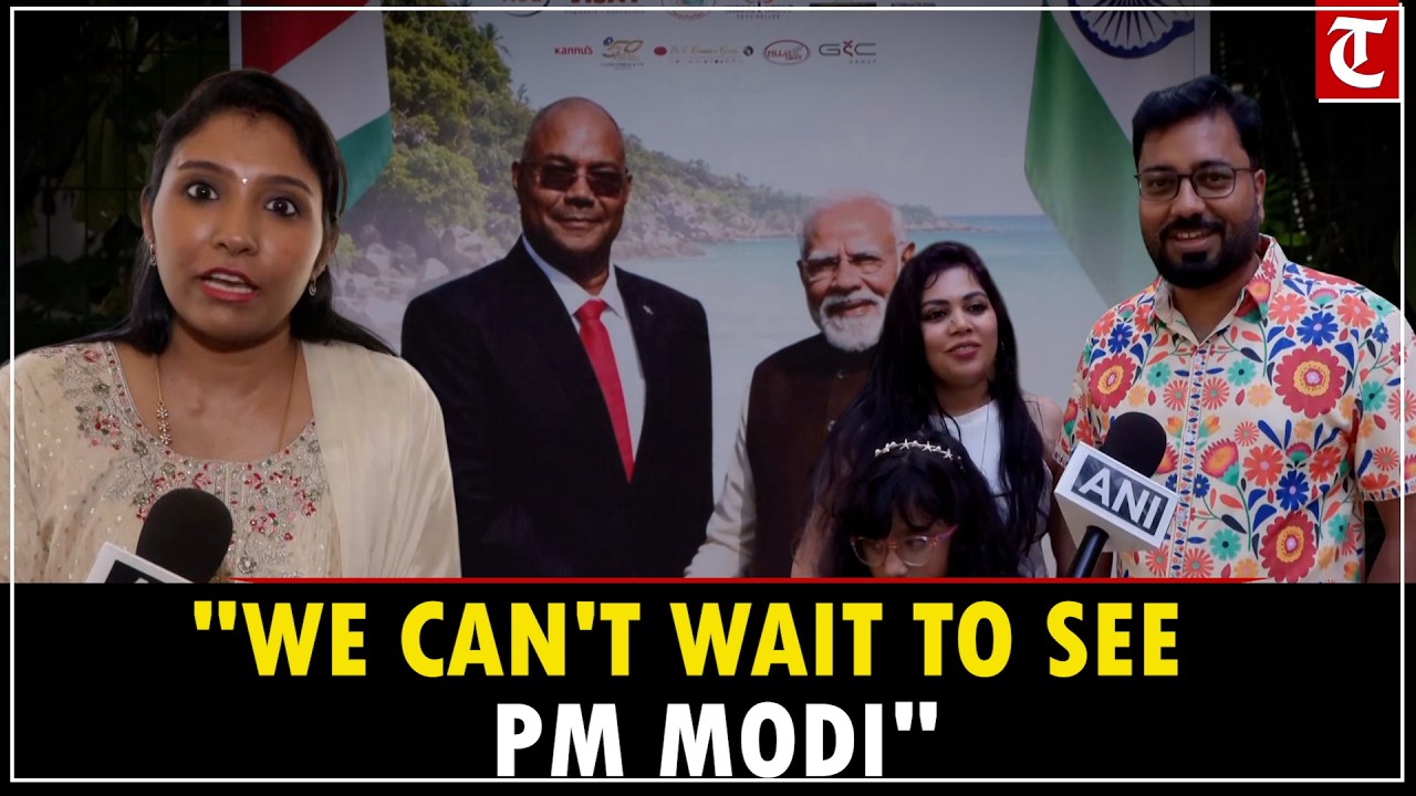 PM Modi's Seychelles Visit: Indian Diaspora Family Awaits Daughter's Performance Before PM