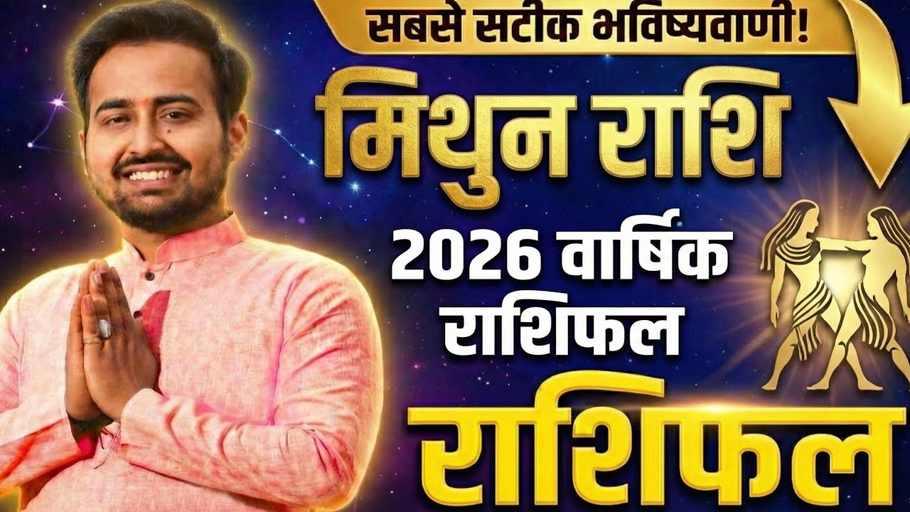 Mithun Rashifal 2026: Students, Career, Paisa, Pyar Sabse Satik Predictions | Gemini Horoscope 2026
