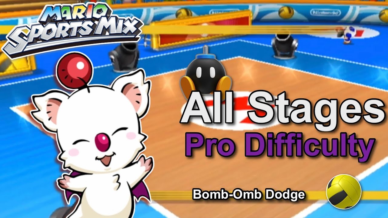 Mario Sports Mix - Bomb-omb Dodge - All Stages (Moogle)