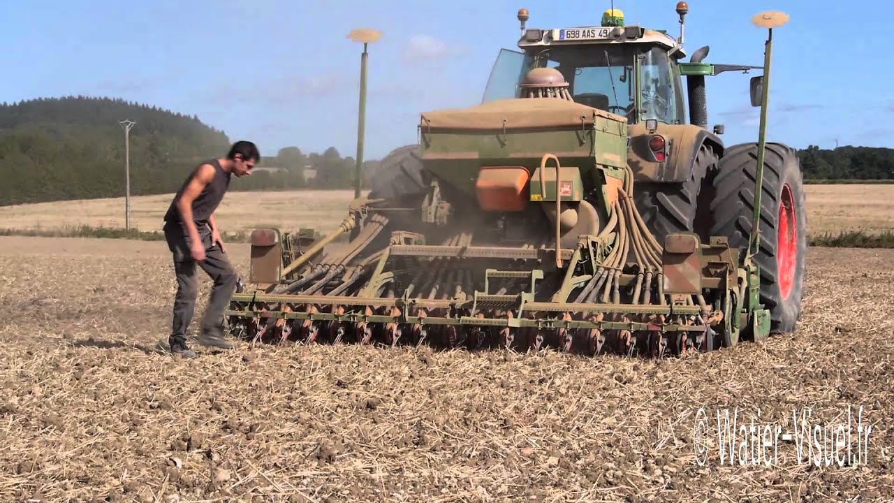 Semis de colza avec un semoir Amazone AD-P 403 Special