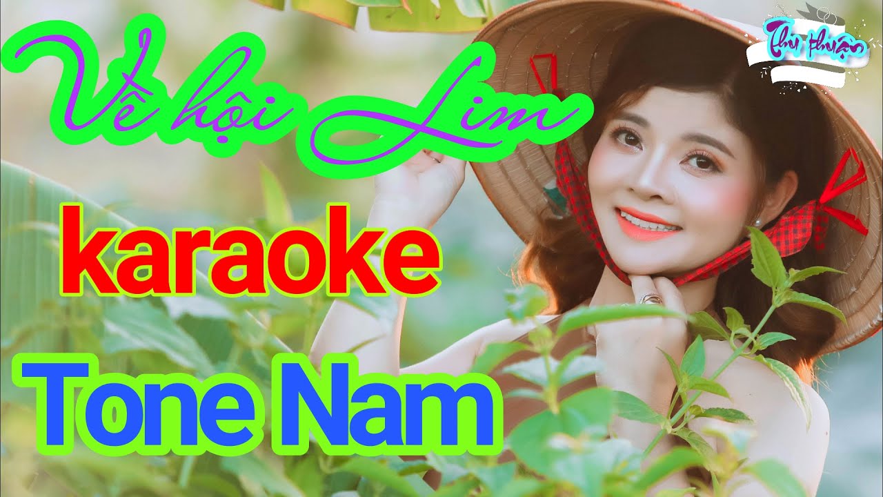 Về Hội Lim : Karaoke Tone - Nam Dễ Hát Nhất | Thu Thuận