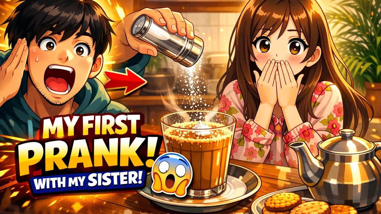 My first prank video on my sister 😂