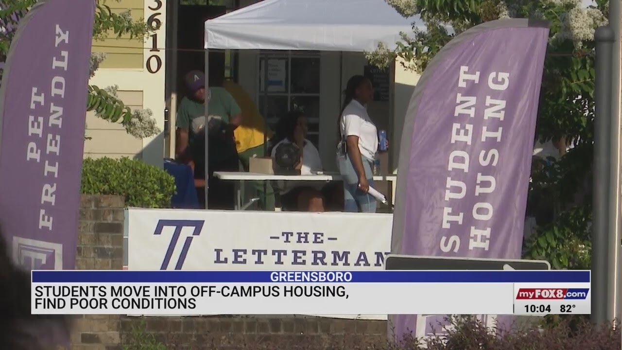 Greensboro students move into off-campus housing, find poor conditions