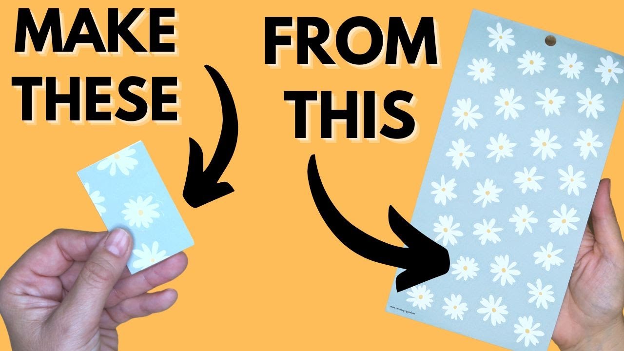MAKING DECORATIVE BOXES FROM STICKERS - PLANNER TIPS, TRICKS & HACKS