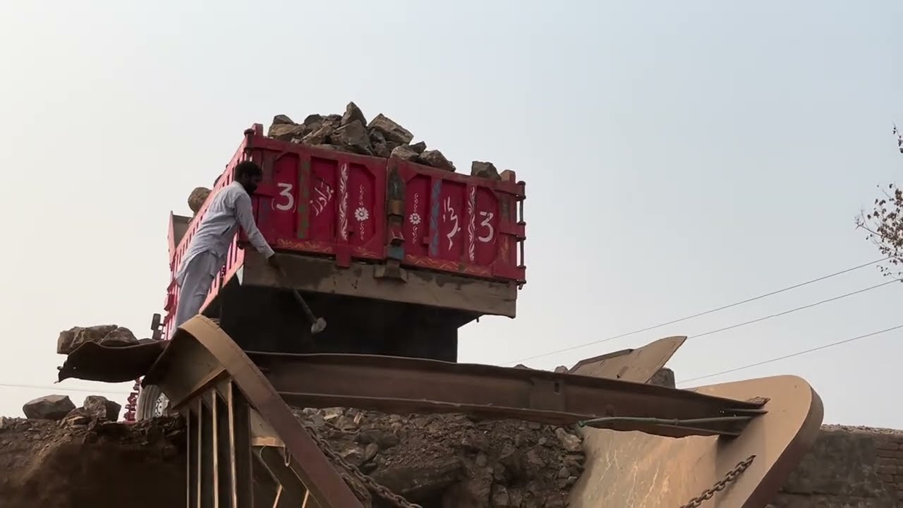PLAYING With Giant Rocks.ASMR Rock Quarry CRUSHING  Oprations primary jaw Crusher in action#asmr