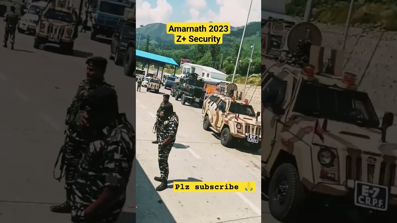 Indian Army🇮🇳 Z+ Security in Amarnath Yatra 2023 || Kashmir|| #indianarmy #amarnath #kashmir #army