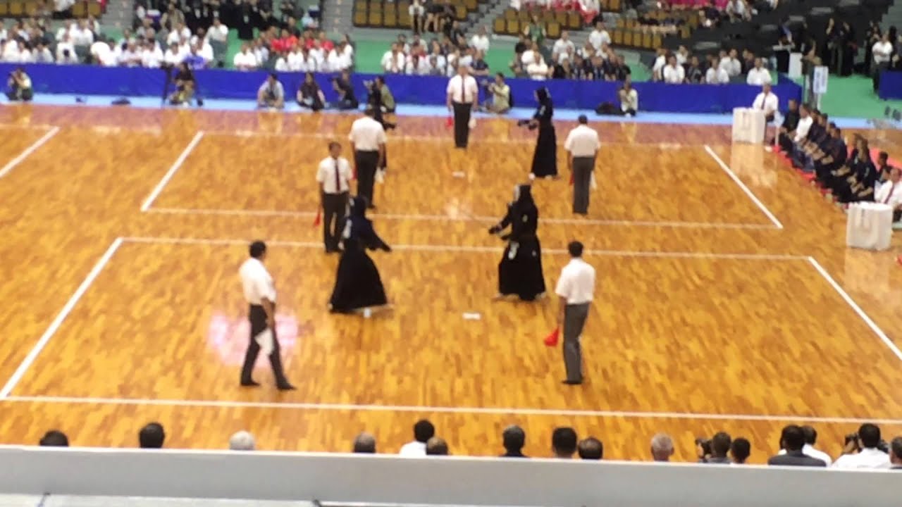 H27第62回全国高等学校剣道大会男子団体   九州学院(槌田)対高輪(新名)