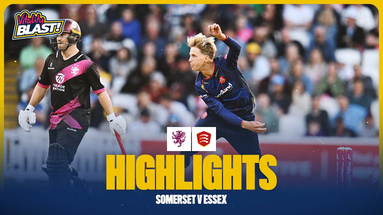 🔥 WHAT AN INNINGS FROM DEAN ELGAR! | Somerset v Essex Vitality Blast Highlights