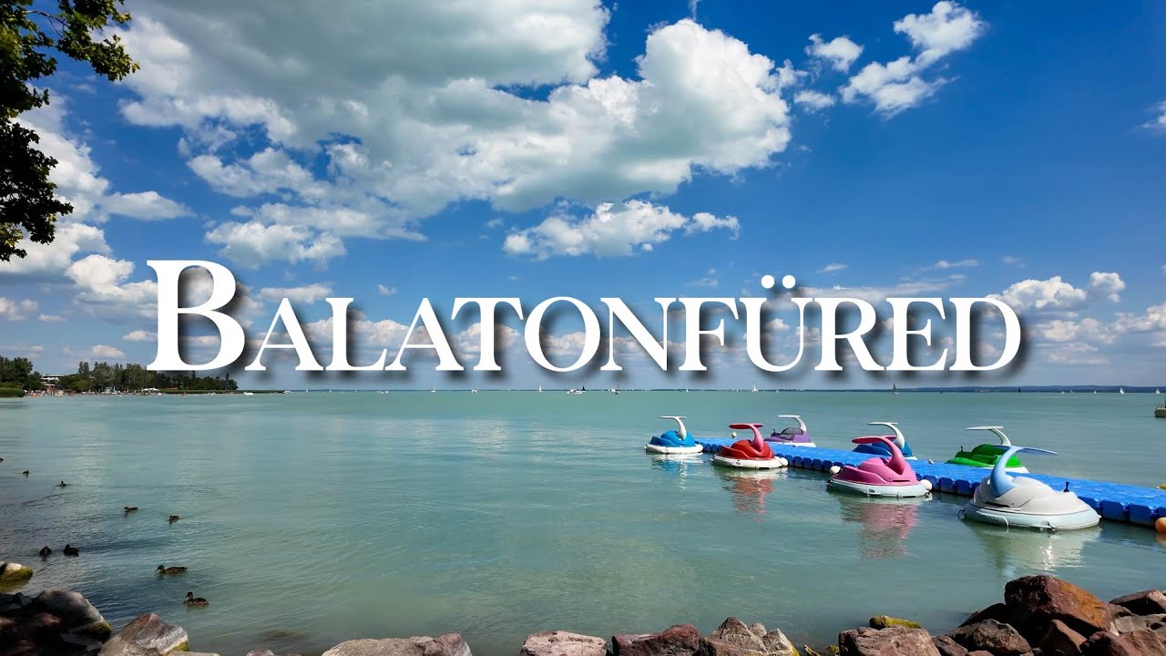 Balatonfüred 🇭🇺 : A Stroll Through Hungary's Hidden Gem in 4K