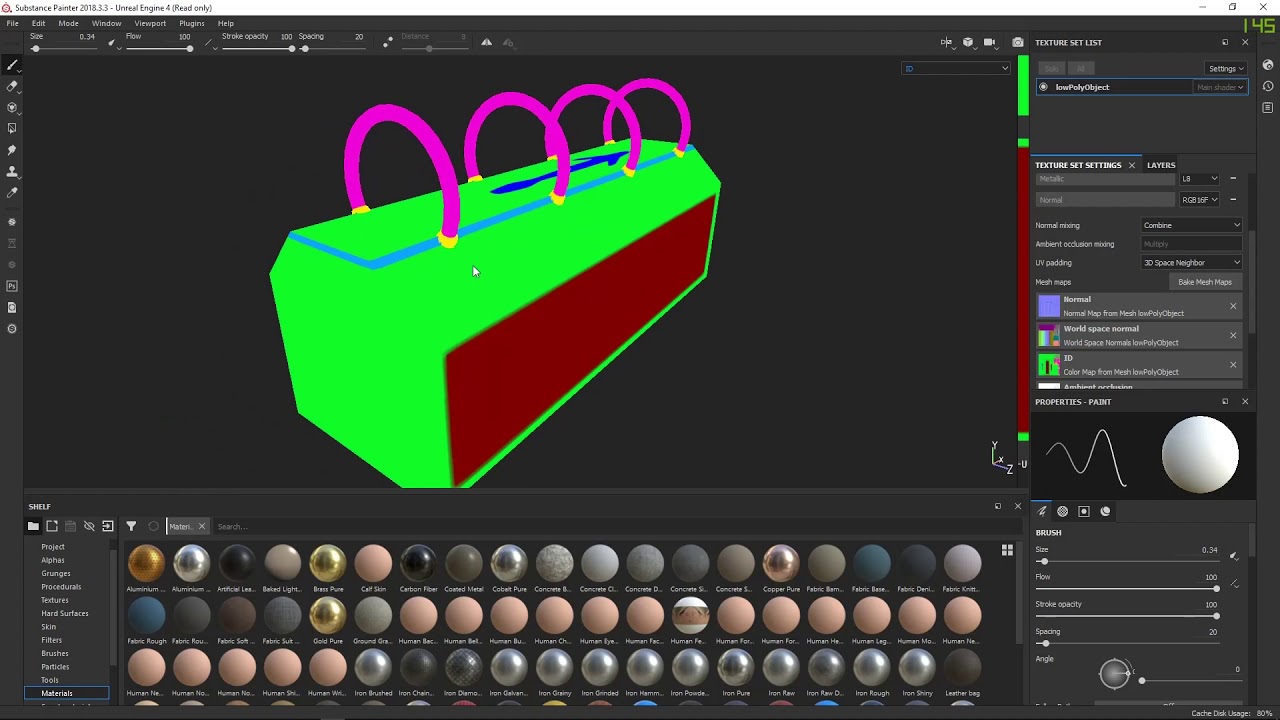 Color IDs and Bake Groups in Maya to Substance Painter