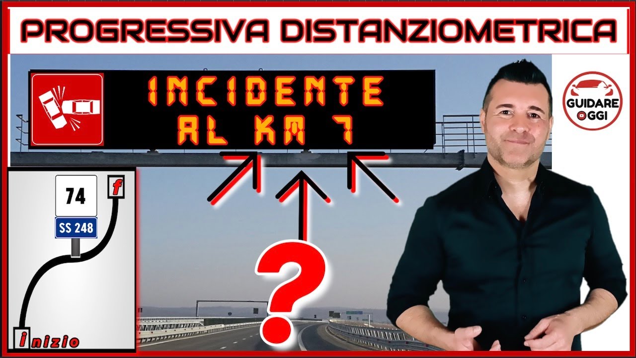 L&rsquo;INCIDENTE DOV&rsquo;&Egrave;?? SEGNALI DI PROGRESSIVA DISTANZIOMETRICA . DA CONOSCERE ANCHE PER L&rsquo;ESAME TEORICO