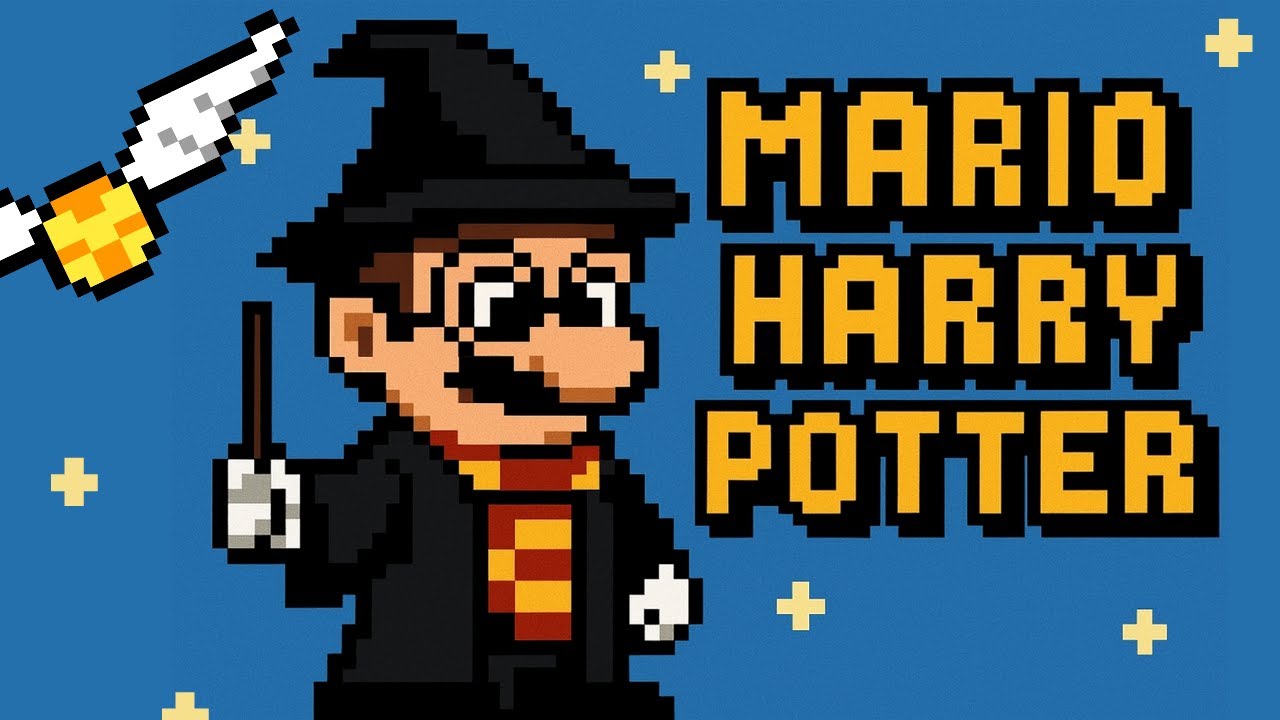 🍄Super Mario : But It's HARRY POTTER !!✨