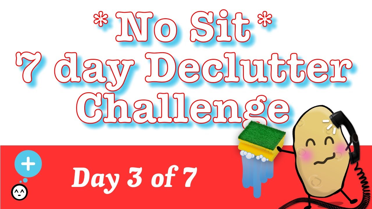 Interrupted While Cleaning (2020) Messy House (Frugal Hoarder): 7 Day Declutter Challenge, Day 3