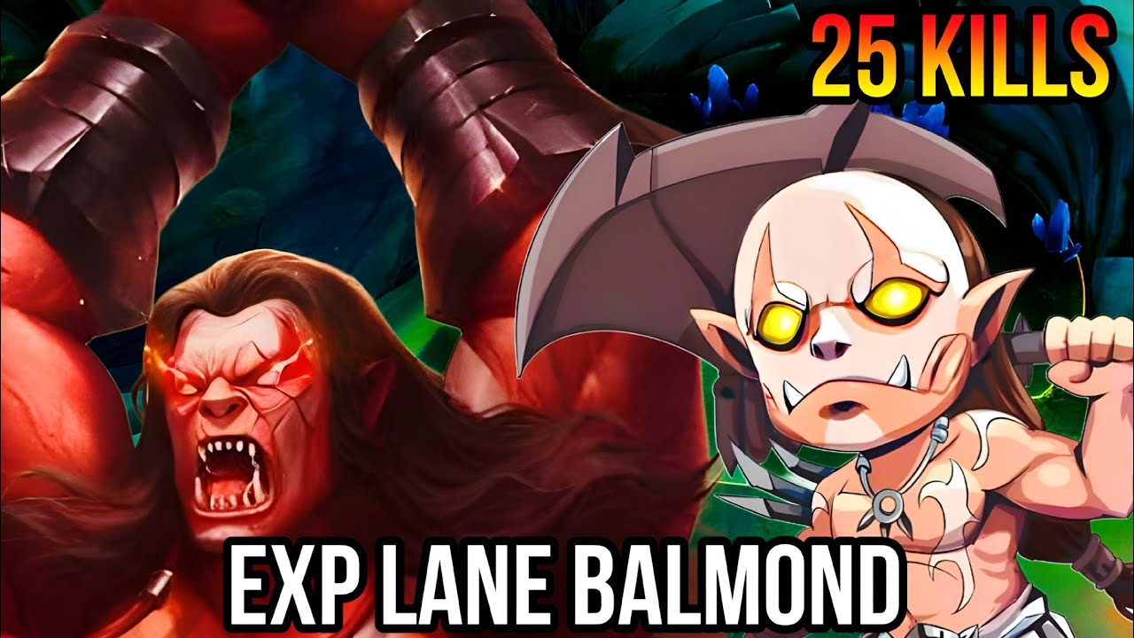 EXP LANE KING! ENEMY BEGS FOR MERCY VS MY BALMOND | BALMOND BEST BUILD 2025 EXP LANE