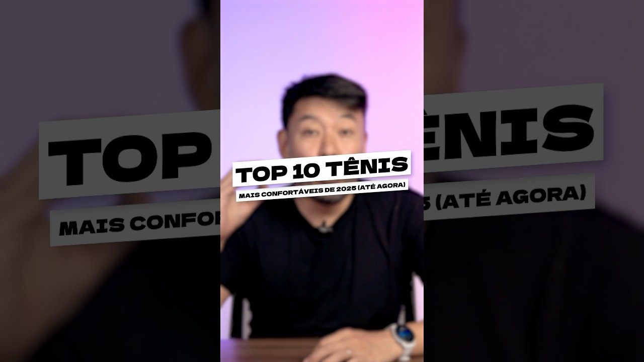 Lista com 10 tênis de corrida MAIS CONFORTÁVEIS de 2025