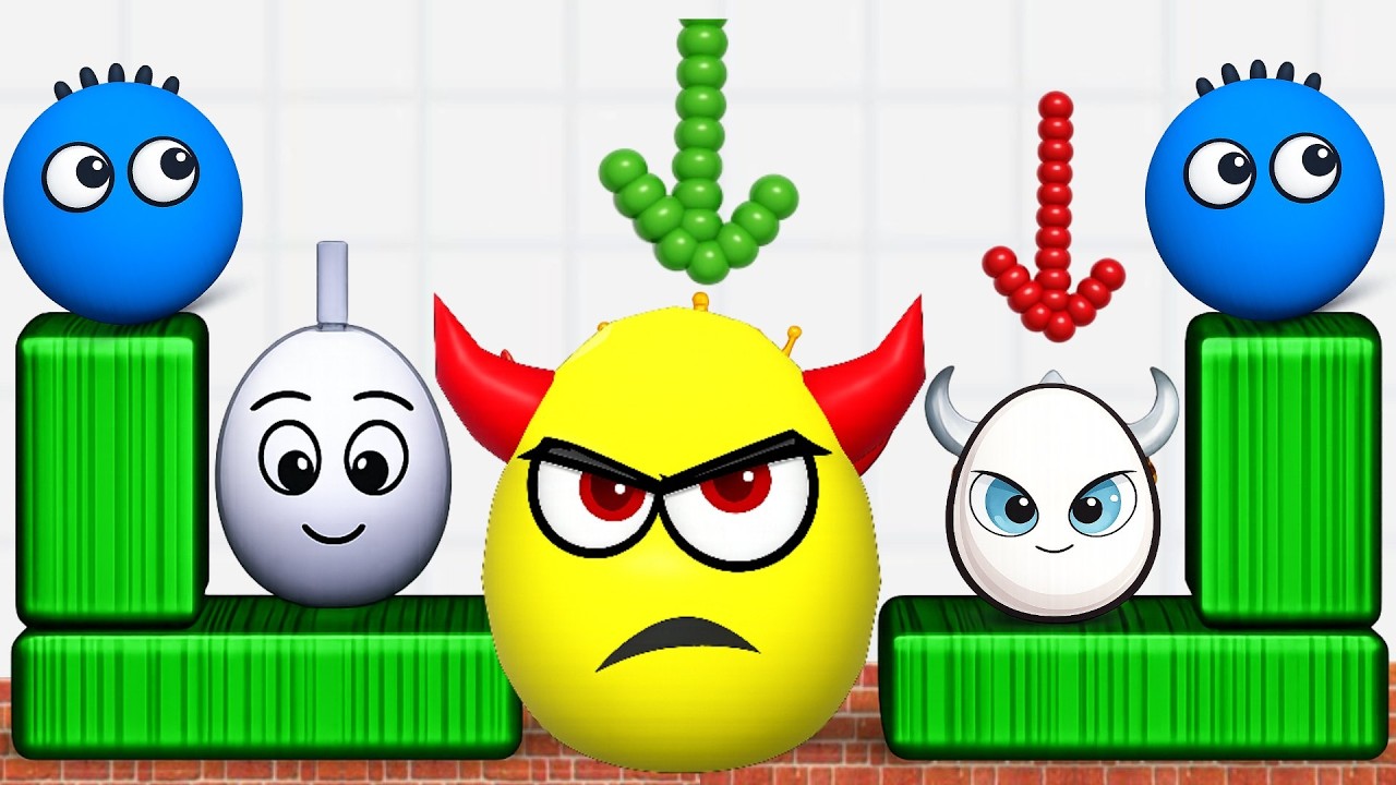 Draw To Smash - Save The Dog 🆚 Hide Ball: Brain Teaser 🆚 Lucky Balls - Going Balls 2048 Gameplay.