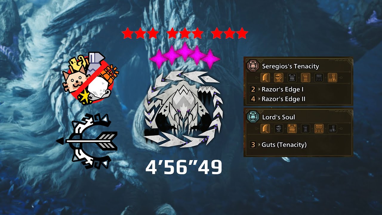 [MHWilds] 9✦5✦ T.Arkveld Bow TA 4'56"49 歴戦アルシュベルド 弓