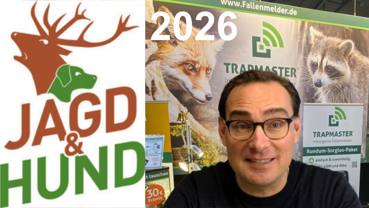 Jagd & Hund 2026: Was gibt's Neues bei TRAPMASTER Fallenmeldern? Halle 3 Stand A78