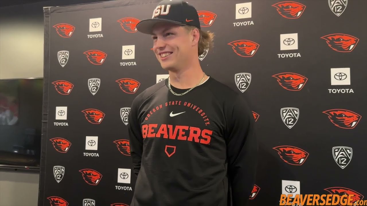 Oregon State Baseball RHP Noah Scott Talks Transfer To Oregon State & MORE