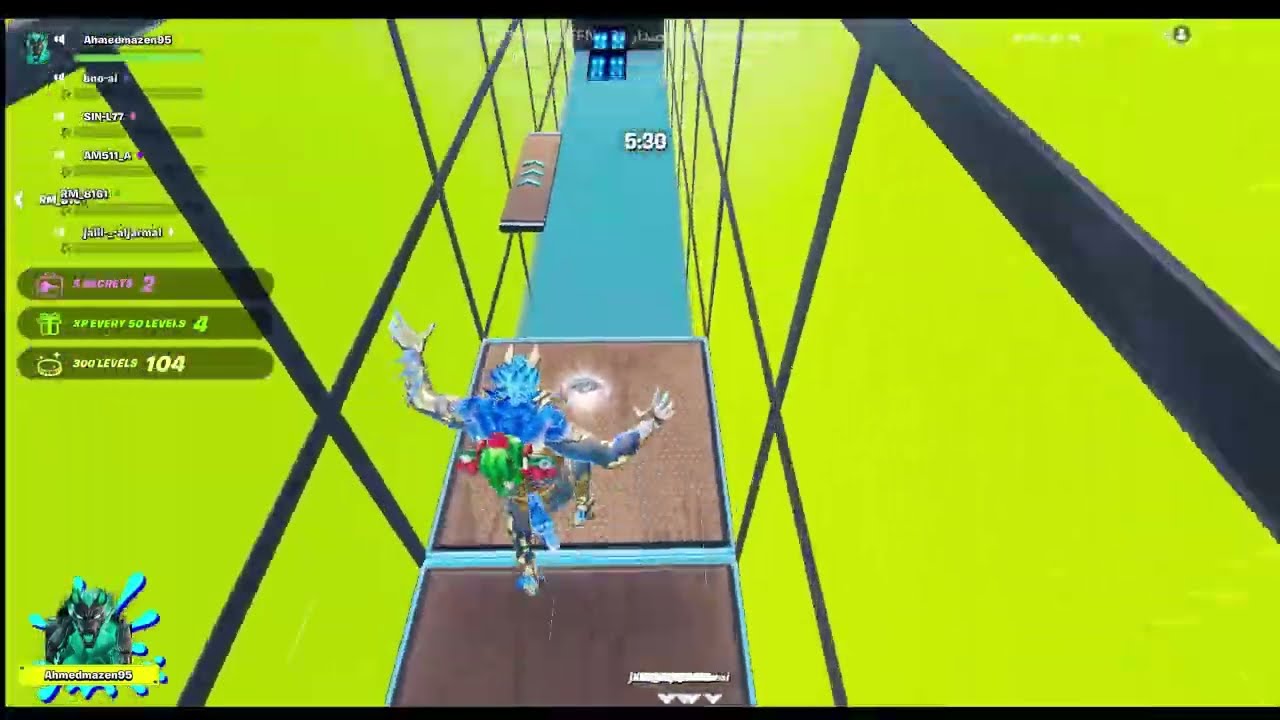 باركور و بلابناء  Fortnite