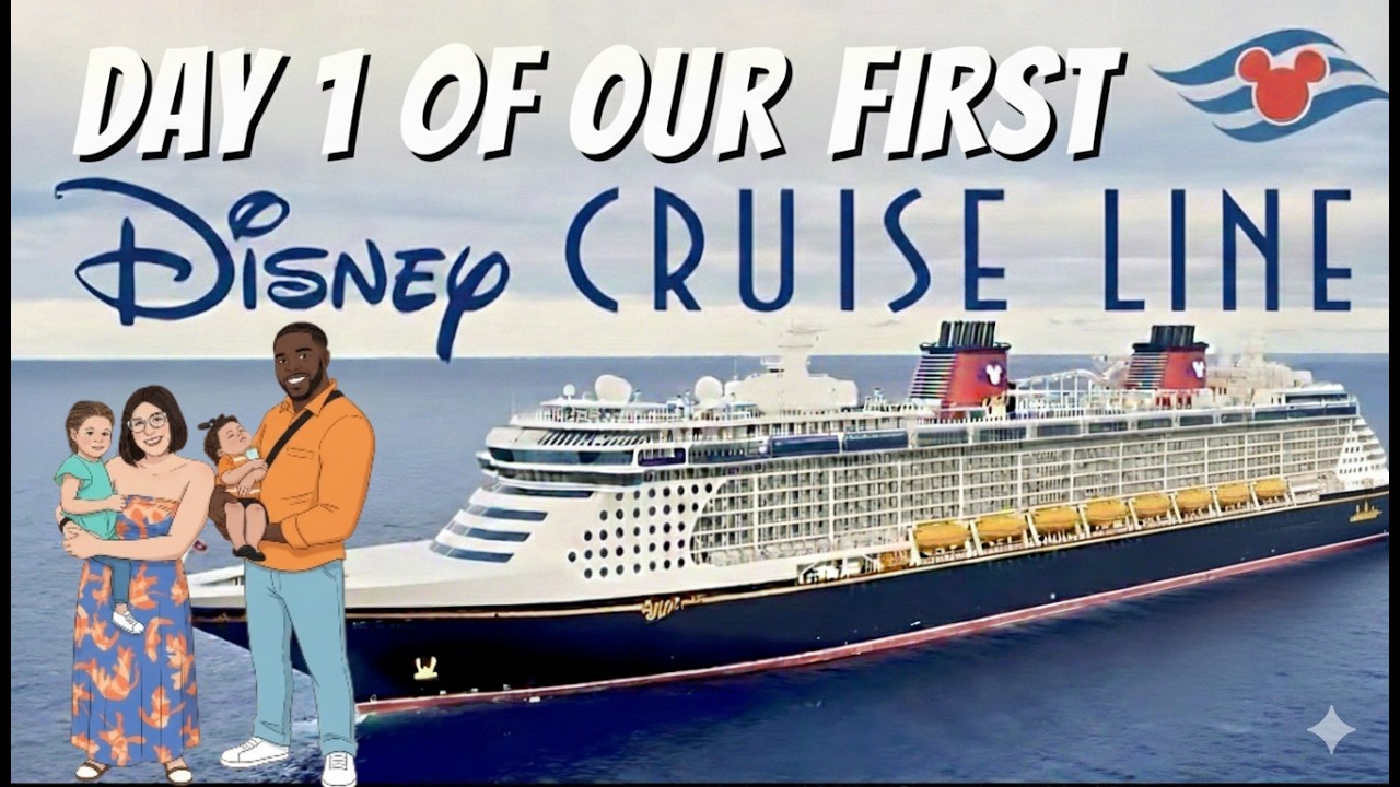 Our First Disney Cruise With 2 Kids! (Day 1 Embarkation Vlog)
