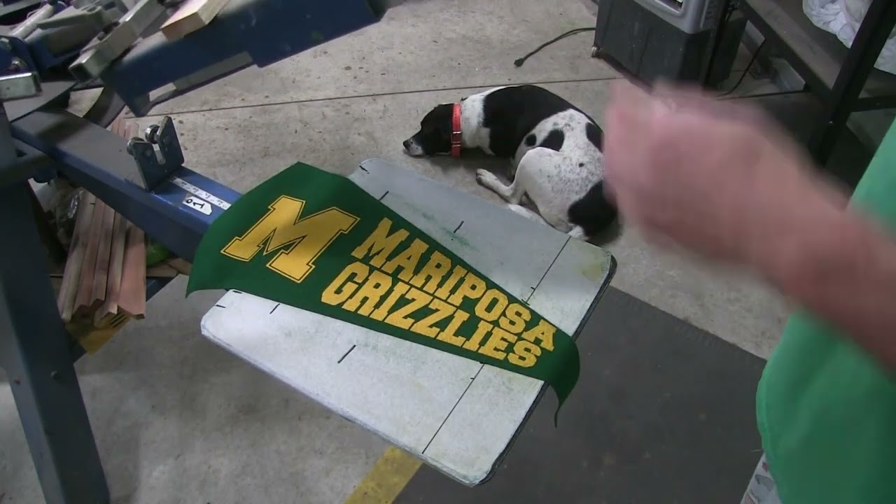 Screen Printing Felt Pennants