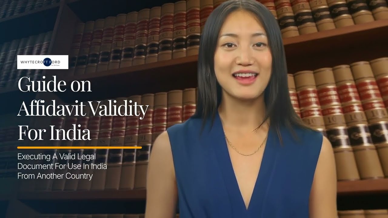 Executing An Affidavit for Valid Use In India Cross-Border Expertise (Indian Affidavit)