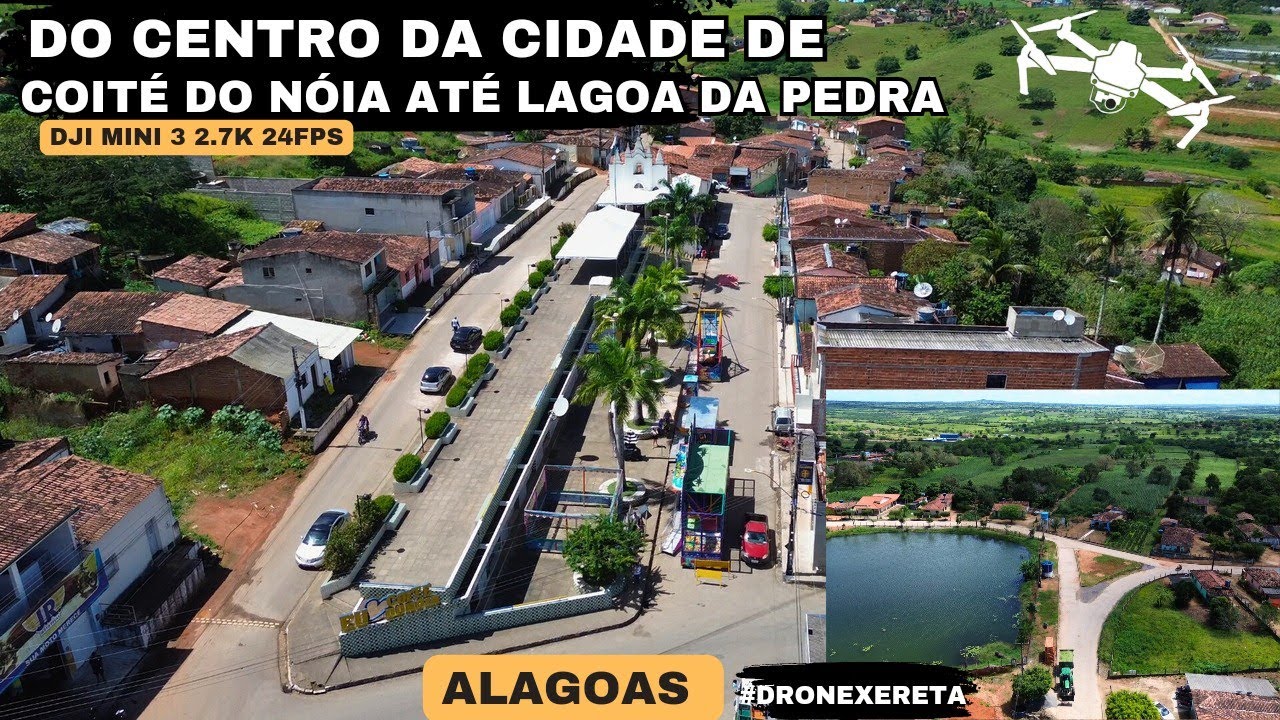 Coité do Nóia, ROTA do Centro até Lagoa da Pedra.  #dronexereta #novo #alagoas #djimini3 #coite