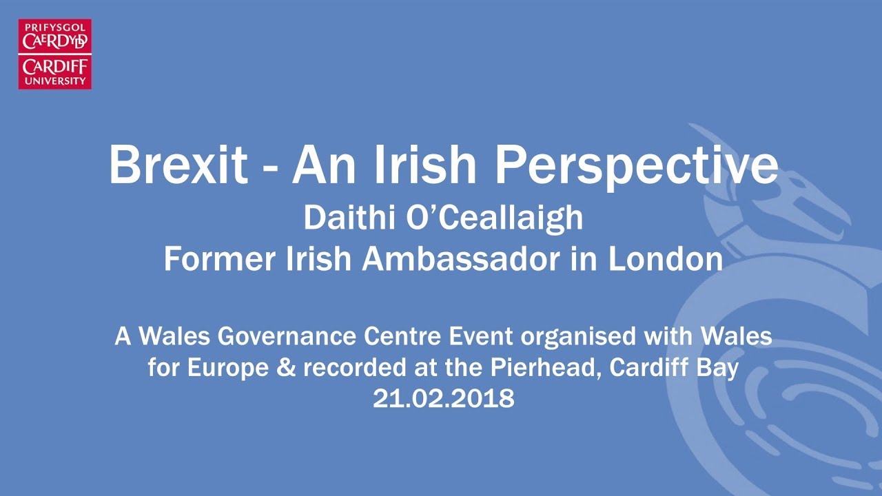 Brexit from an Irish perspective - Dáithí O’Ceallaigh