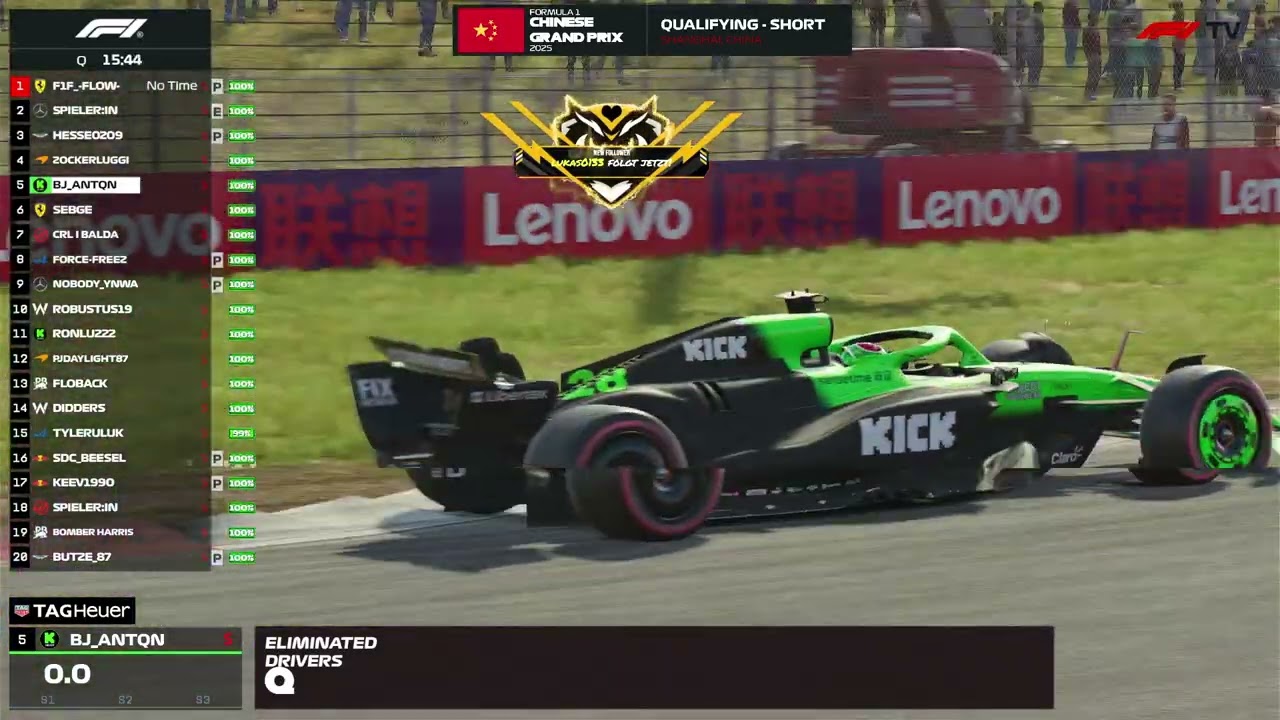 [GER] F125 /// Sundays Drivers Cup  /// Großer Preis von China /// S10-R01