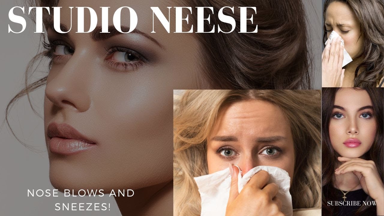 STUDIO NEESE: NOSEBLOWING EDITION: SNEEZES, HOW HARD CAN YOU BLOW? HANKY, TISSUES AND STRONG HONKS!