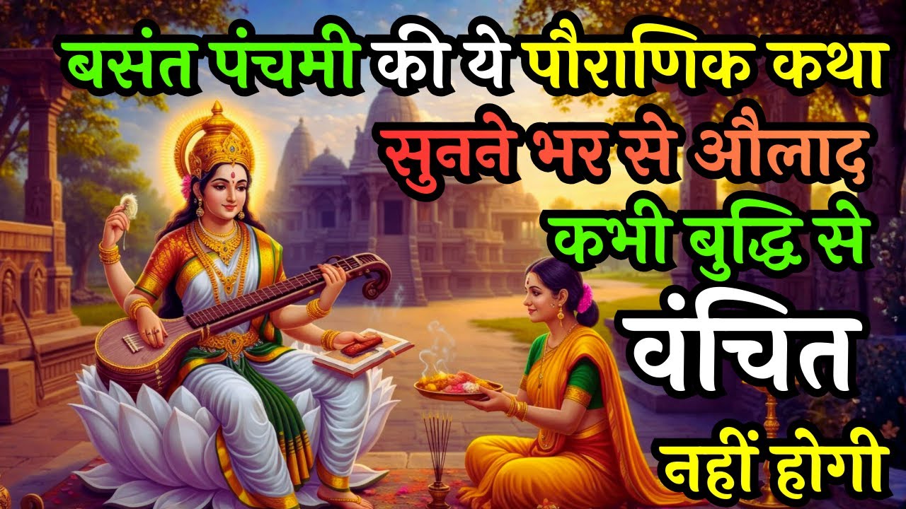 बसंत पंचमी की यह पौराणिक कथा सुन लो – औलाद कभी बुद्धि से वंचित नहीं रहेगी | Basant Panchami Ki Kath