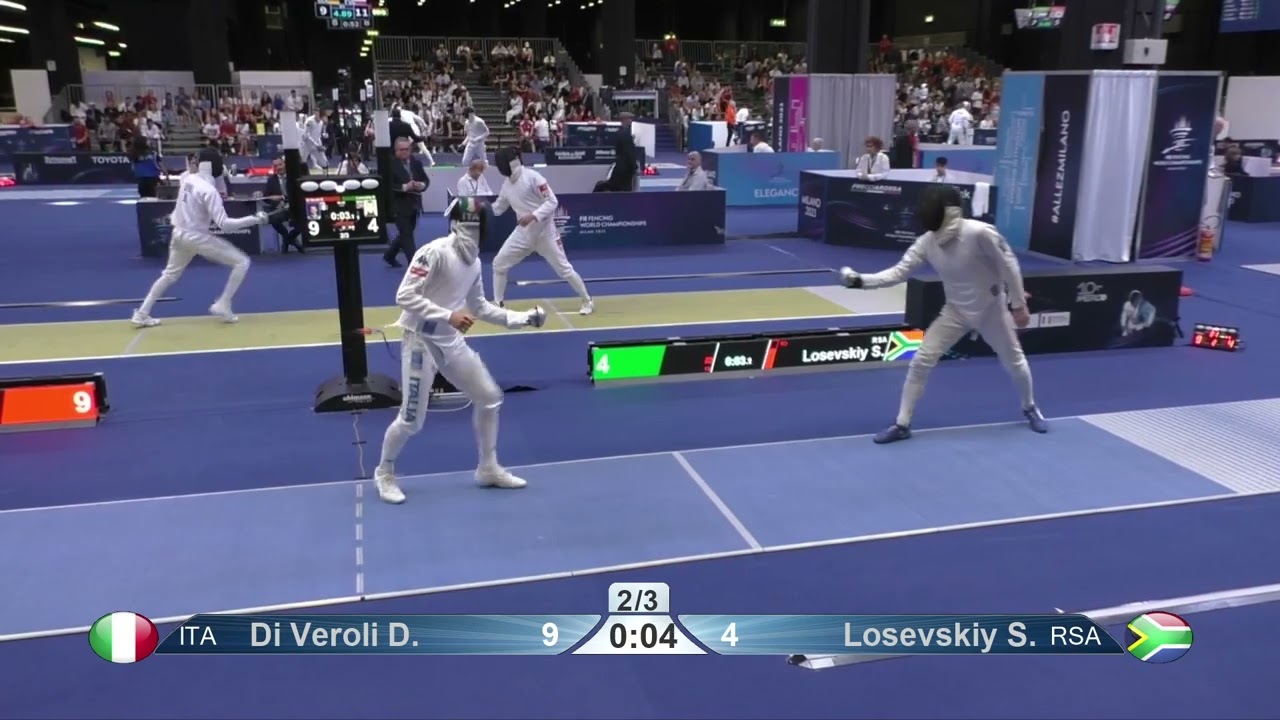 2023 242 T64 01 E M Individual Milano ITA WCH BLUE DI VEROLI ITA vs LOSEVSKIY RSA