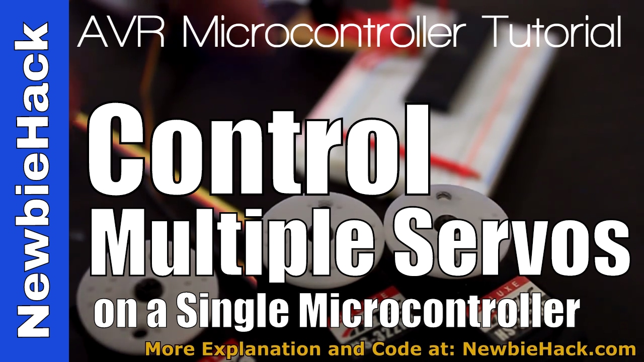 40. Arduino for Production!  AVR Atmega32 - Controlling Multiple Servos Using Standard Output Pins