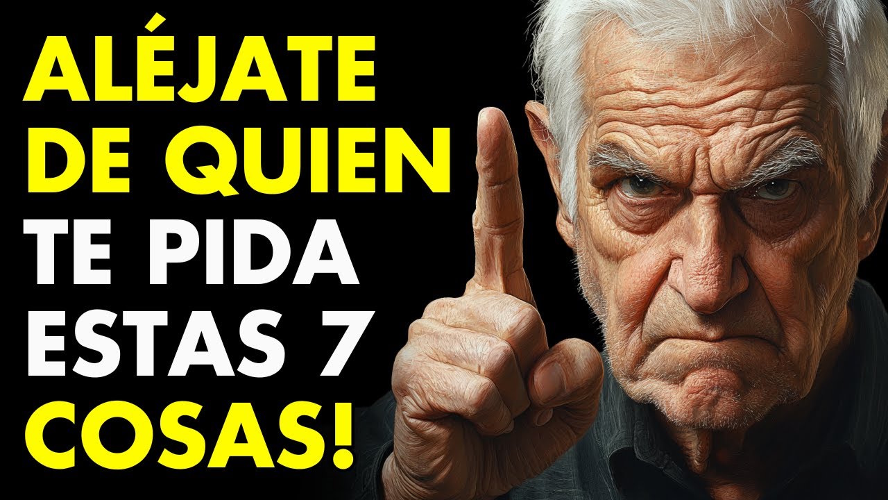 ALÉJATE de PERSONAS que te PIDAN estas 7 COSAS - Sabiduría para vivir | ESTOICISMO