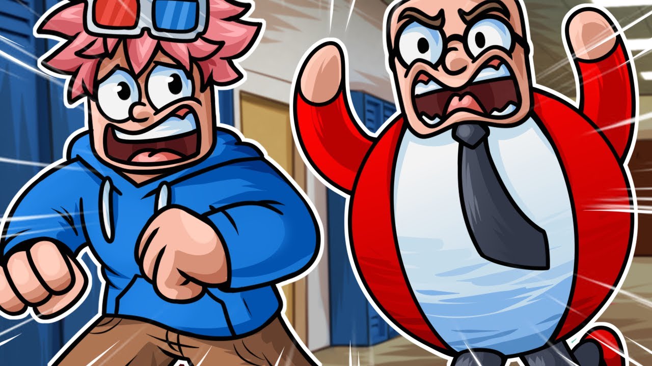 Zlý Ředitel mě Zavřel ve Škole!