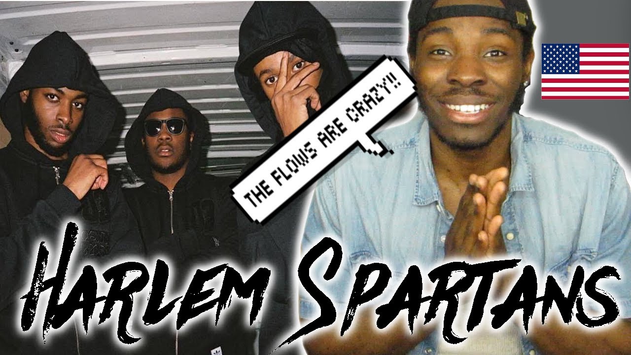 AMERICAN REACTS TO THE HARLEM SPARTANS [UK DRILL REACTION] [NO HOOK, 21st CENTURY SPARTANS, ETC.] !!