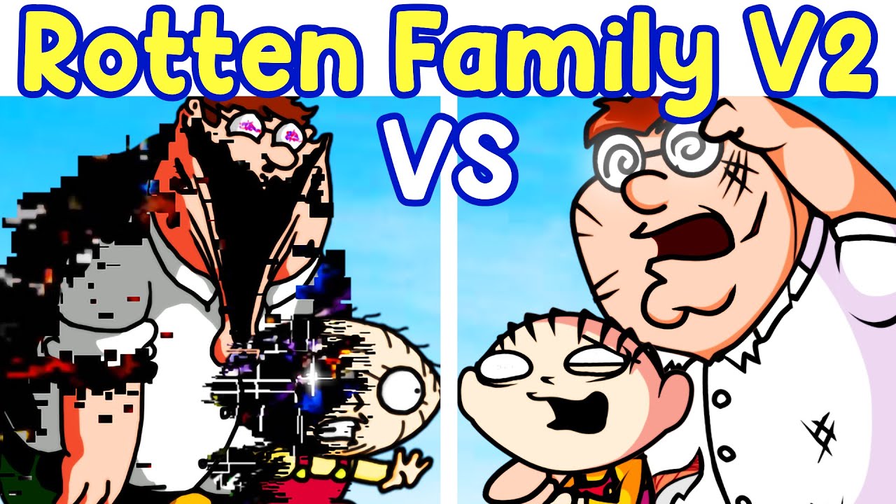 Friday Night Funkin': Darkness Takeover Rotten Family V2 Revamp Official -Fanmade Playable | FNF Mod